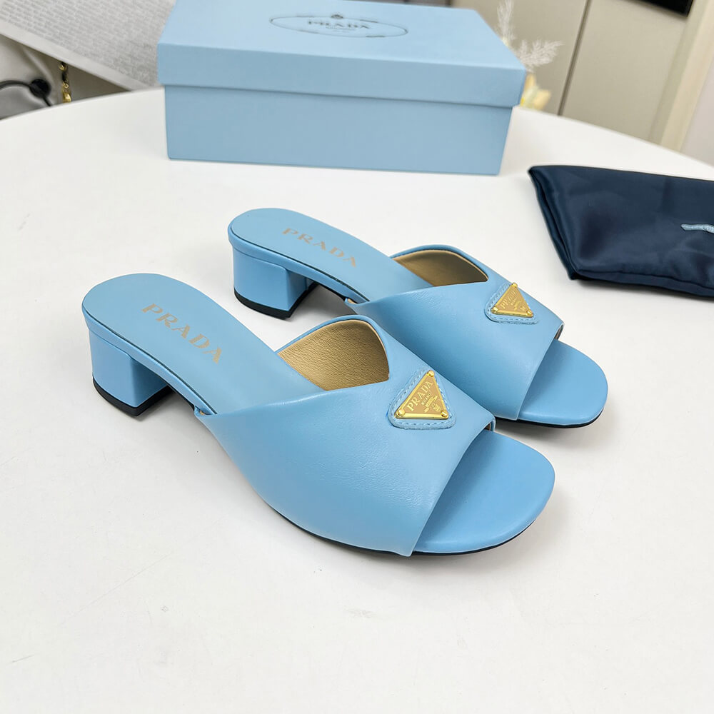 Prada Padded nappa leather sandals